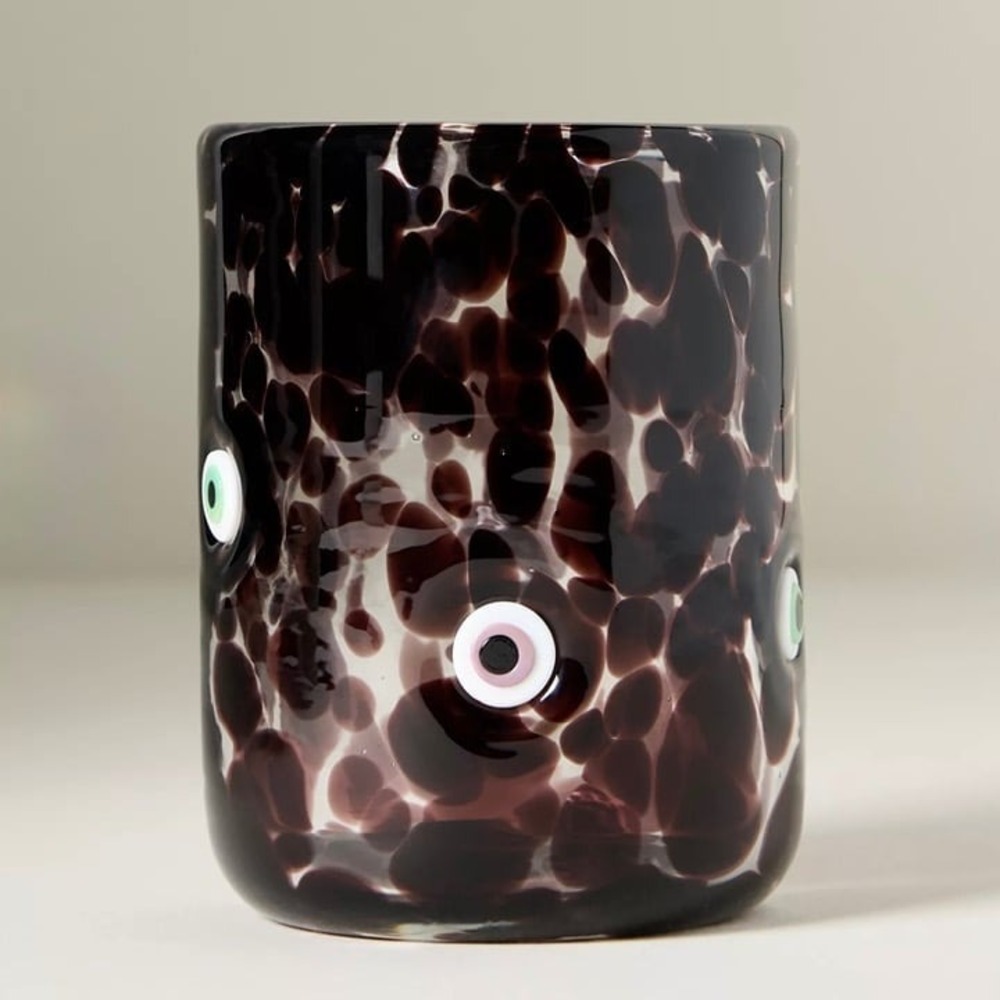 Anthropologie Spooky Eyeball Icon Glass New in Box Handblown Glass | Great gift!